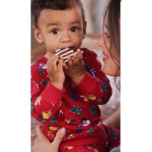 H&M red Christmas set GUC 9-12 months